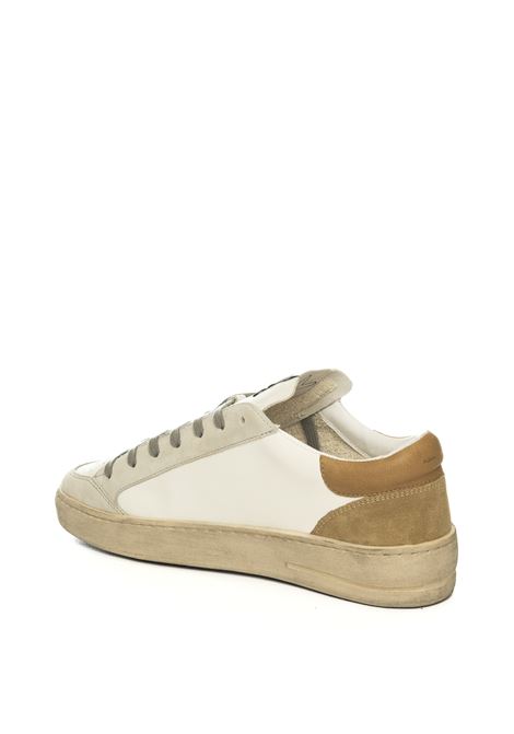 White/tan 4066 slam sneaker AMA BRAND DELUXE | 4066SLAM-BIA/CUOIO